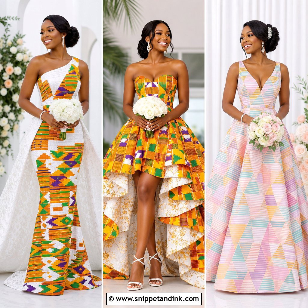 25 Kente Wedding Dress Ideas