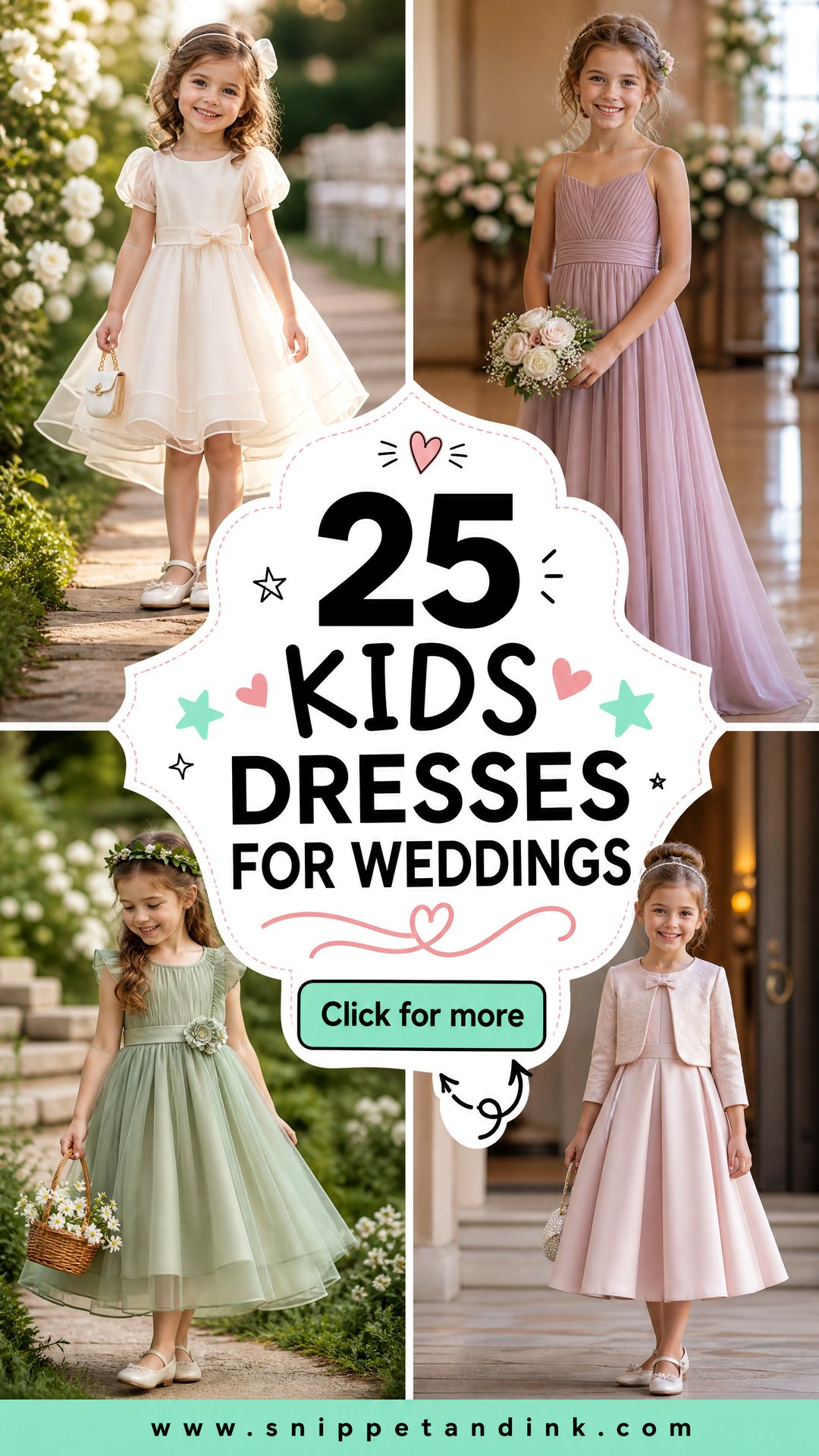 25 Kids Dresses for Weddings Charming Looks for Every Age - 25 Kids Dresses for Weddings: Charming Looks for Every Age
