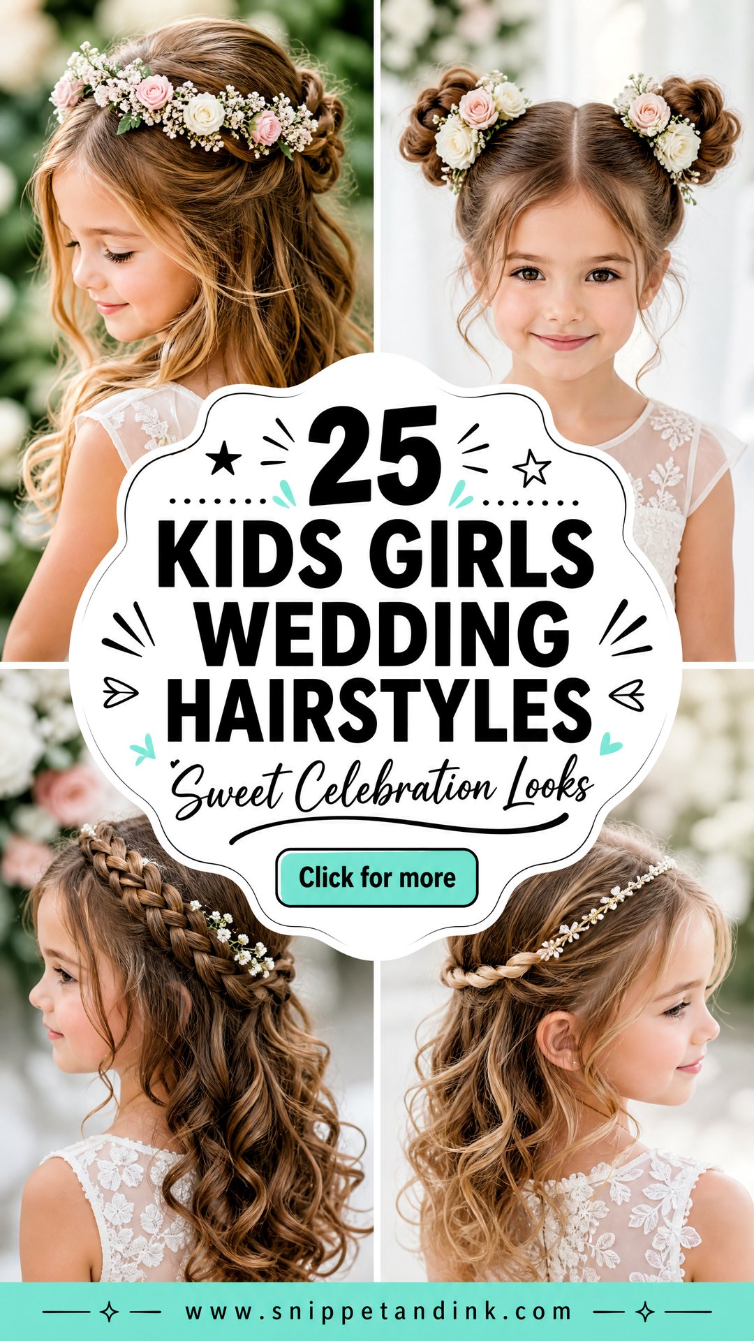 25 Kids Girls Wedding Hairstyles for Sweet Celebration Looks - 25 Kids Girls Wedding Hairstyles for Sweet Celebration Looks