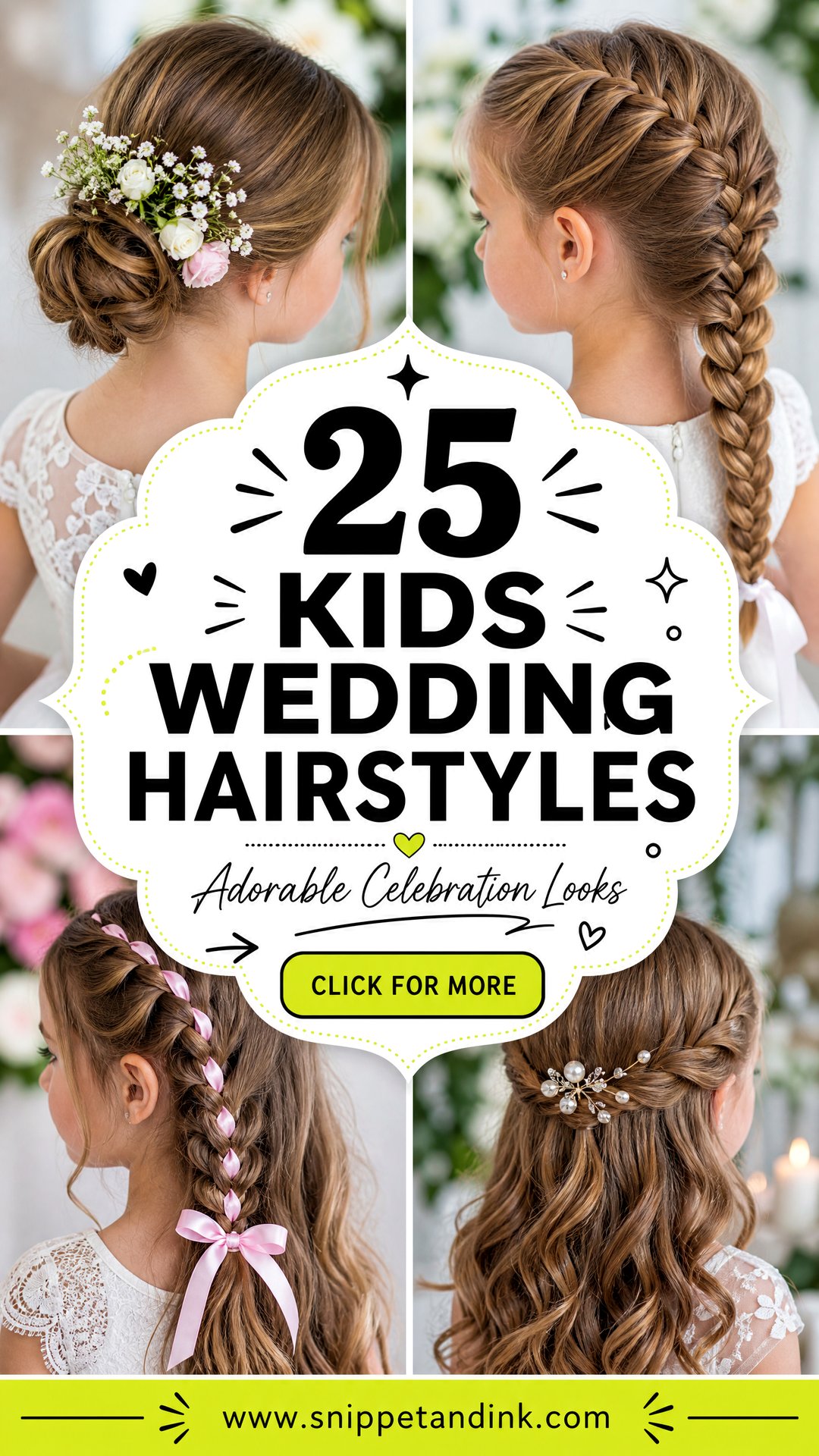 25 Kids Wedding Hairstyles for Adorable Celebration Looks - 25 Kids Wedding Hairstyles for Adorable Celebration Looks