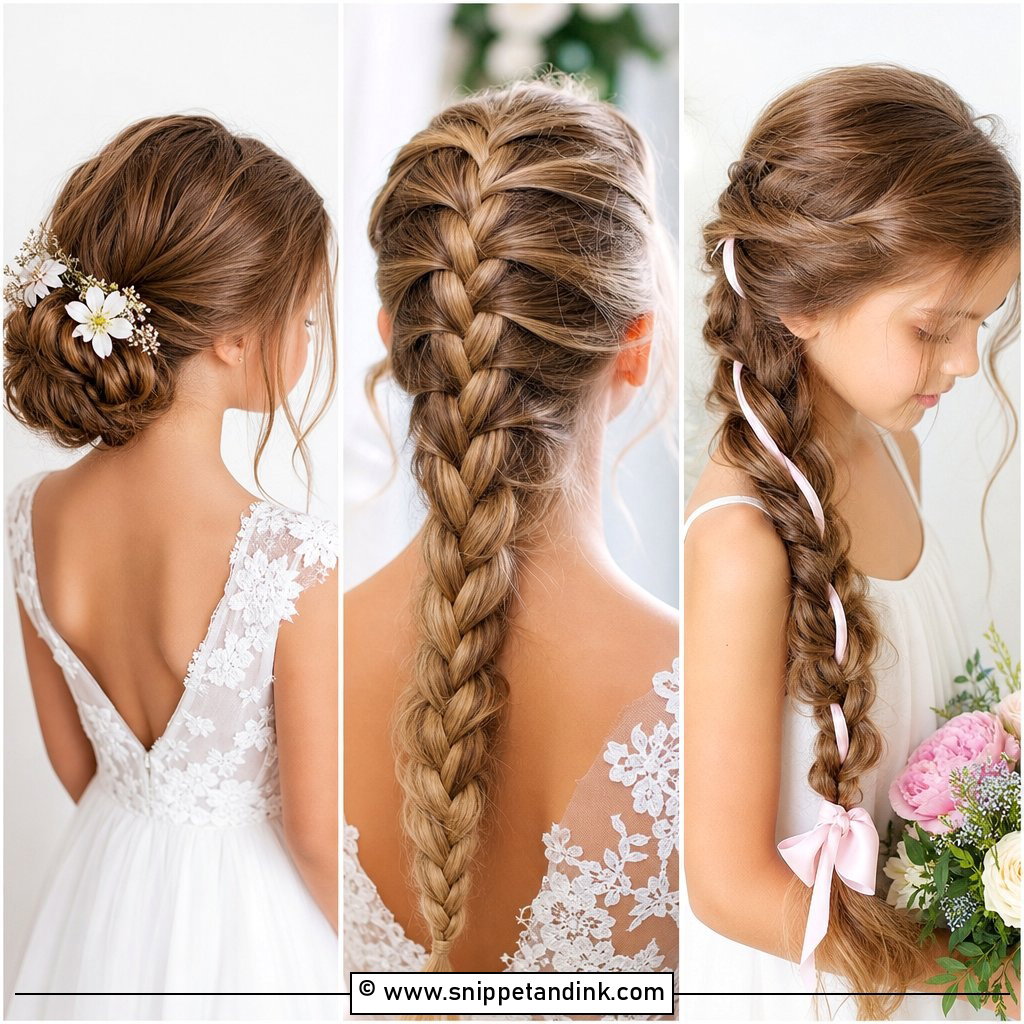25 Kids Wedding Hairstyles for Adorable Celebration Looks