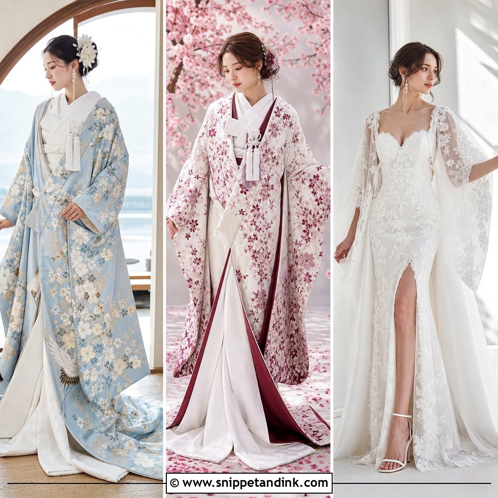 25 Kimono Wedding Dress Ideas for Modern Statement Brides