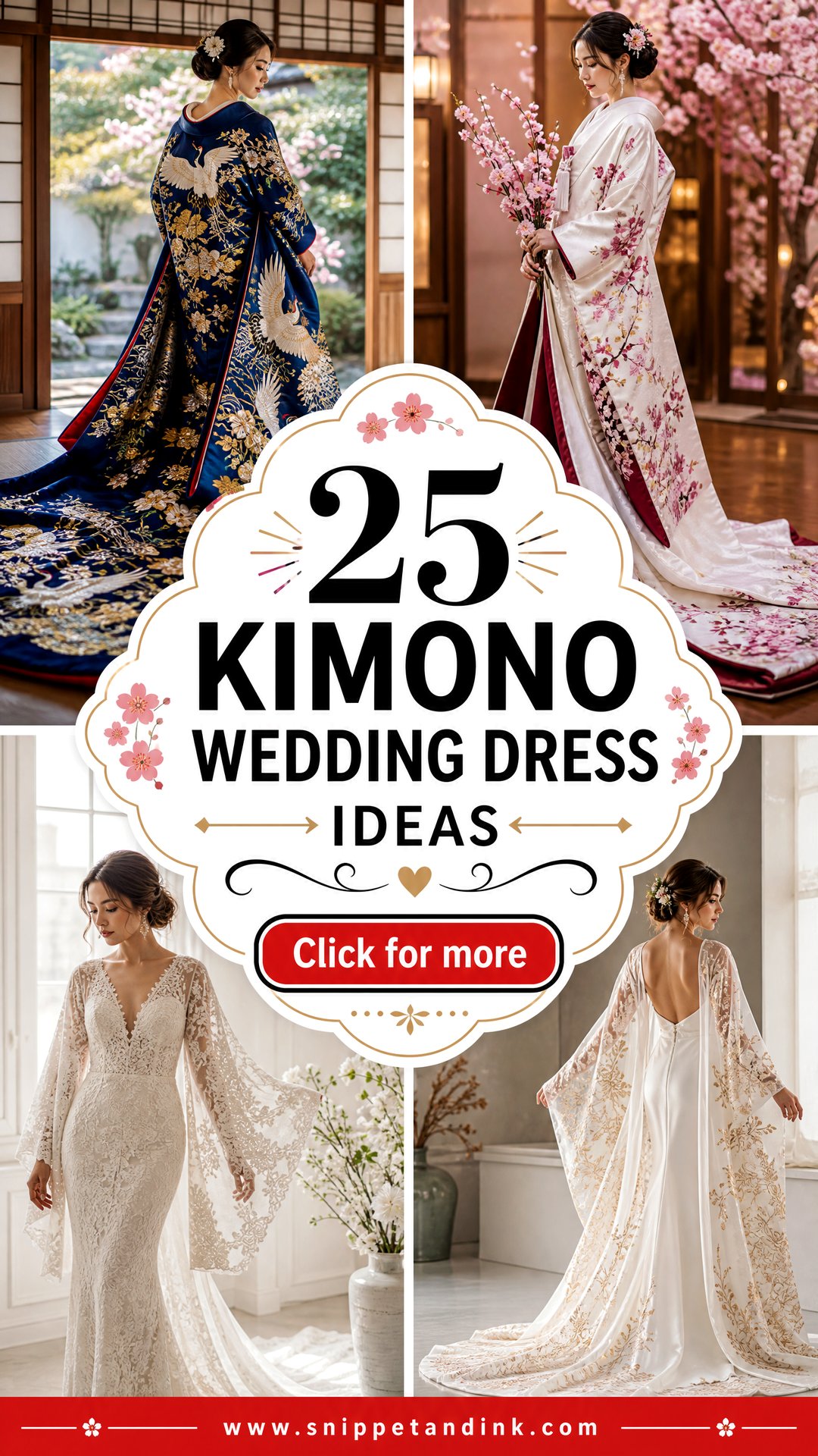 25 Kimono Wedding Dress Ideas for Modern Statement Brides - 25 Kimono Wedding Dress Ideas for Modern Statement Brides