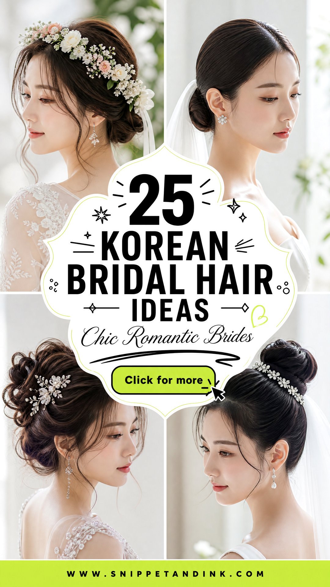 25 Korean Bridal Hair Ideas for Chic Romantic Brides Today - 25 Korean Bridal Hair Ideas for Chic, Romantic Brides Today