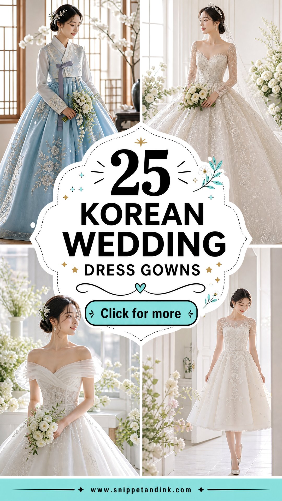 25 Korean Wedding Dress Gowns for an Elegant Bridal Look - 25 Korean Wedding Dress Gowns for an Elegant Bridal Look