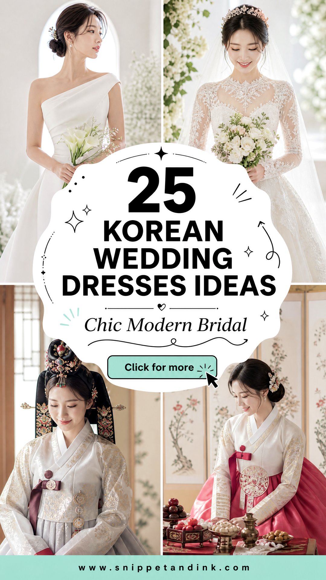 25 Korean Wedding Dresses for Chic Modern Bridal Style - 25 Korean Wedding Dresses for Chic Modern Bridal Style