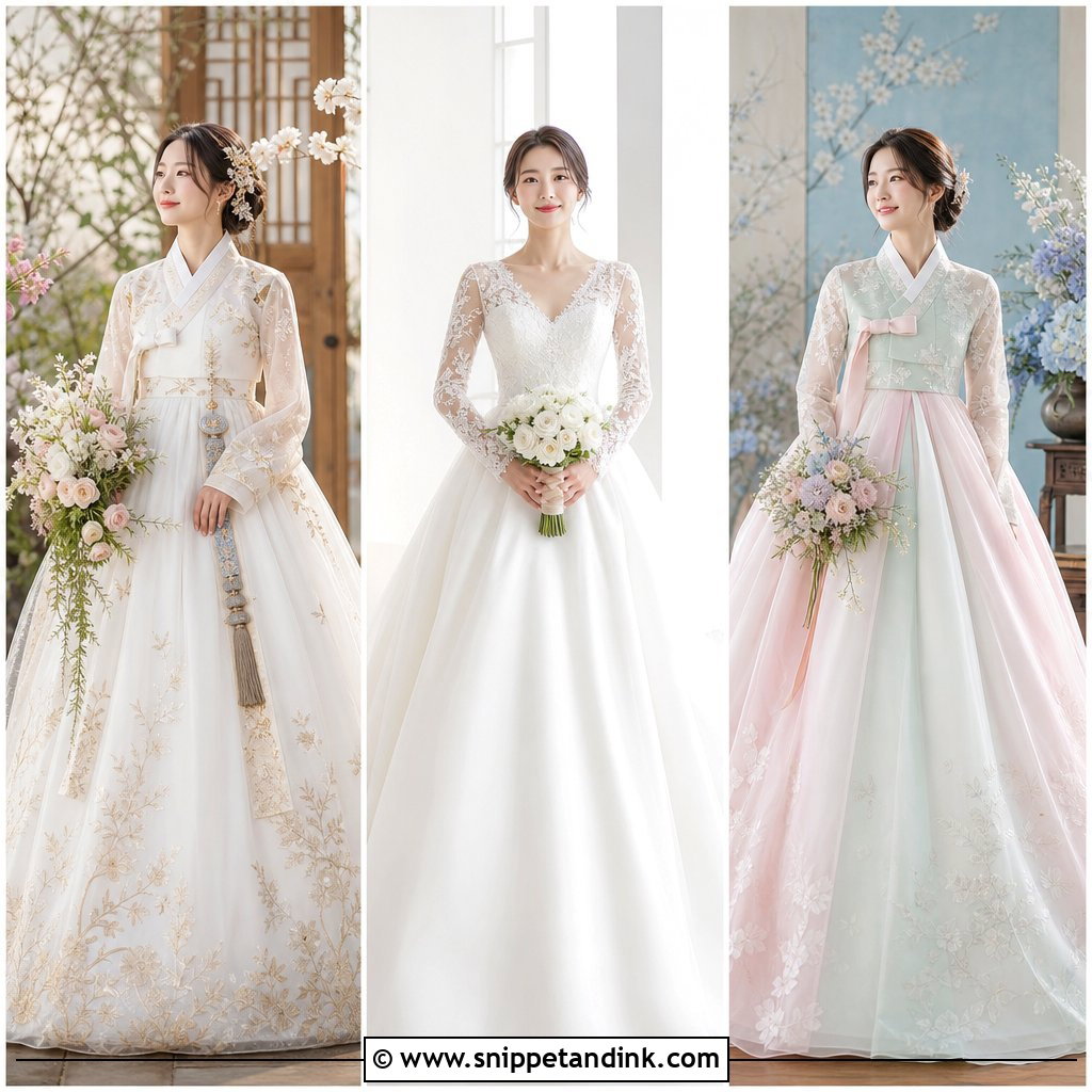 25 Korean Wedding Gown Ideas for a Dreamy Modern Ceremony