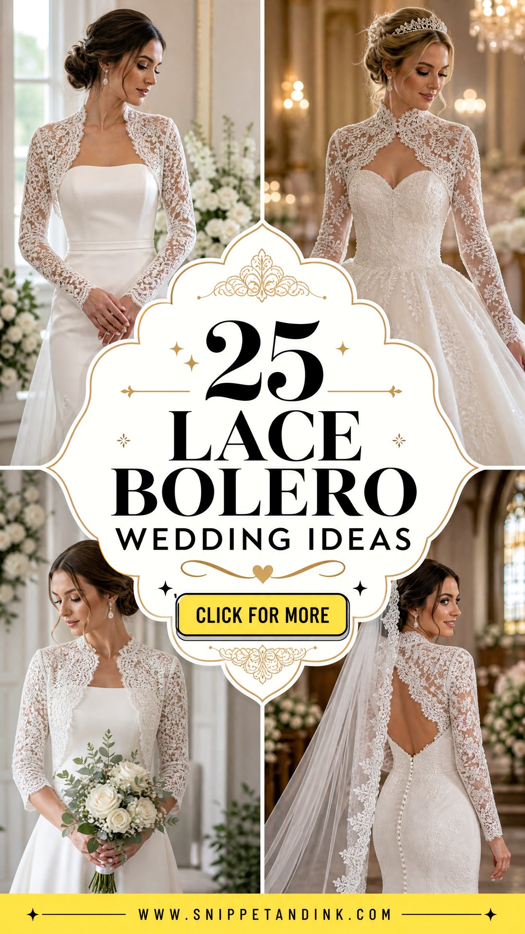 25 Lace Bolero Wedding Ideas for Elegant Bridal Layering - 25 Lace Bolero Wedding Ideas for Elegant Bridal Layering