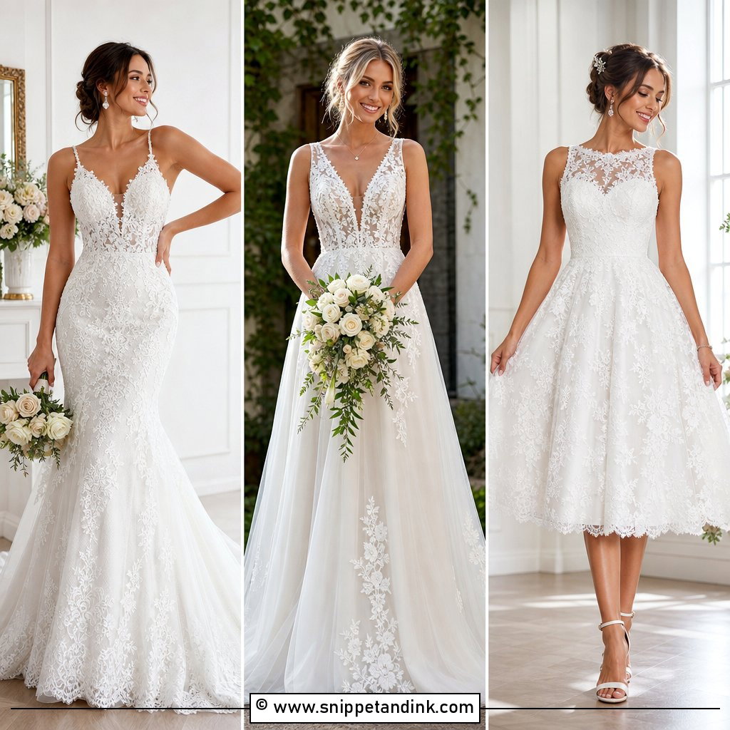 25 Lace Wedding Gown Ideas for Timeless Bridal Romance