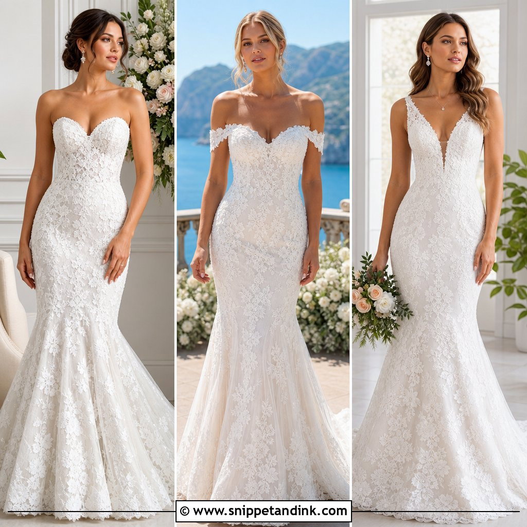 25 Lace Wedding Gowns for an Unforgettable Bridal Look