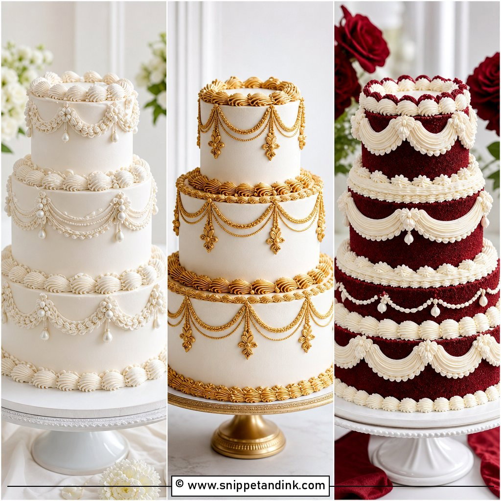 25 Lambeth Style Wedding Cakes for Vintage-Inspired Romance