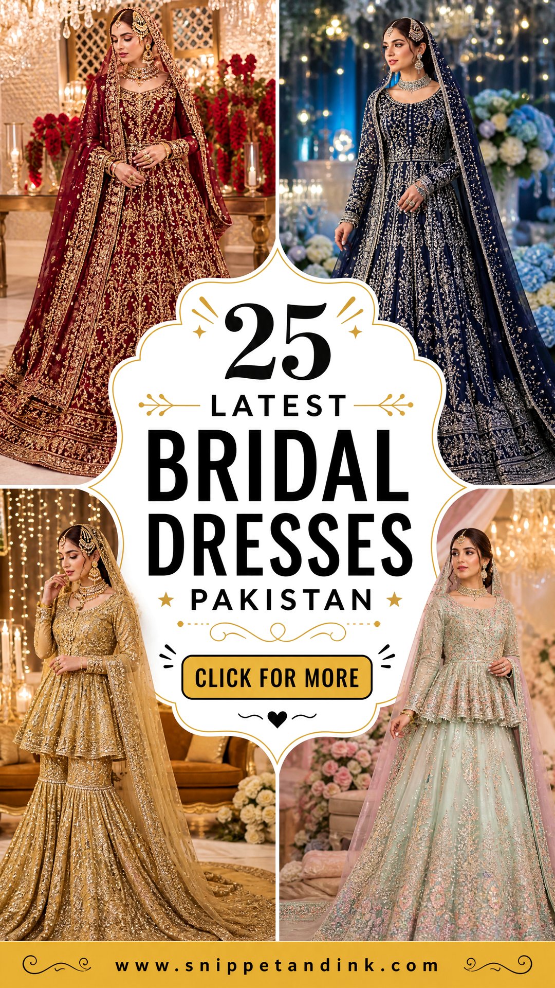 25 Latest Bridal Dresses Pakistan for Trendsetting Brides - 25 Latest Bridal Dresses Pakistan for Trendsetting Brides