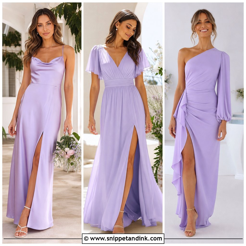 25 Lavender Dress Wedding Outfit Ideas for Chic Spring Guests