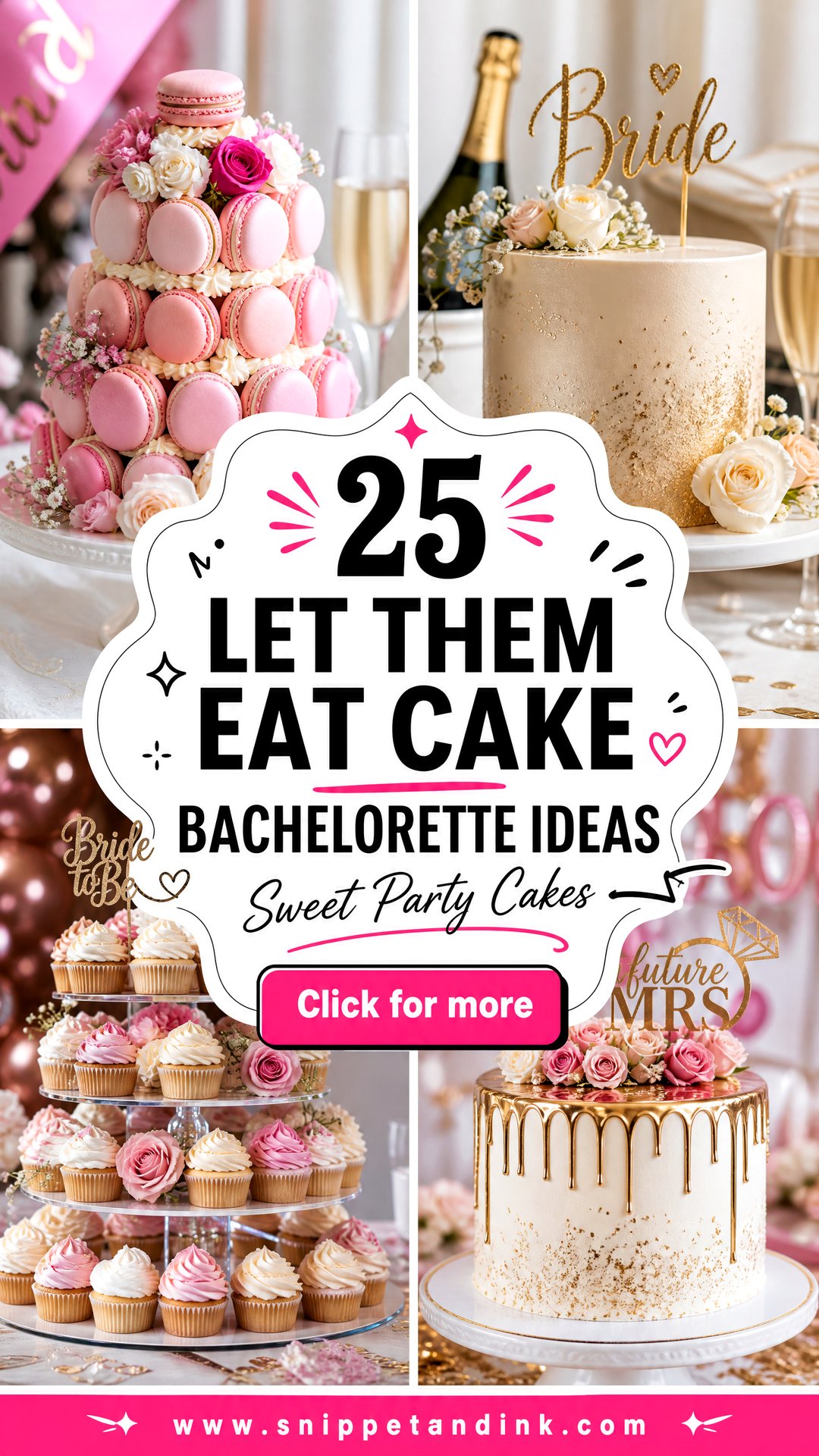 25 Let Them Eat Cake Bachelorette Ideas for Wedding Parties - 25 Let Them Eat Cake Bachelorette Ideas for Wedding Parties