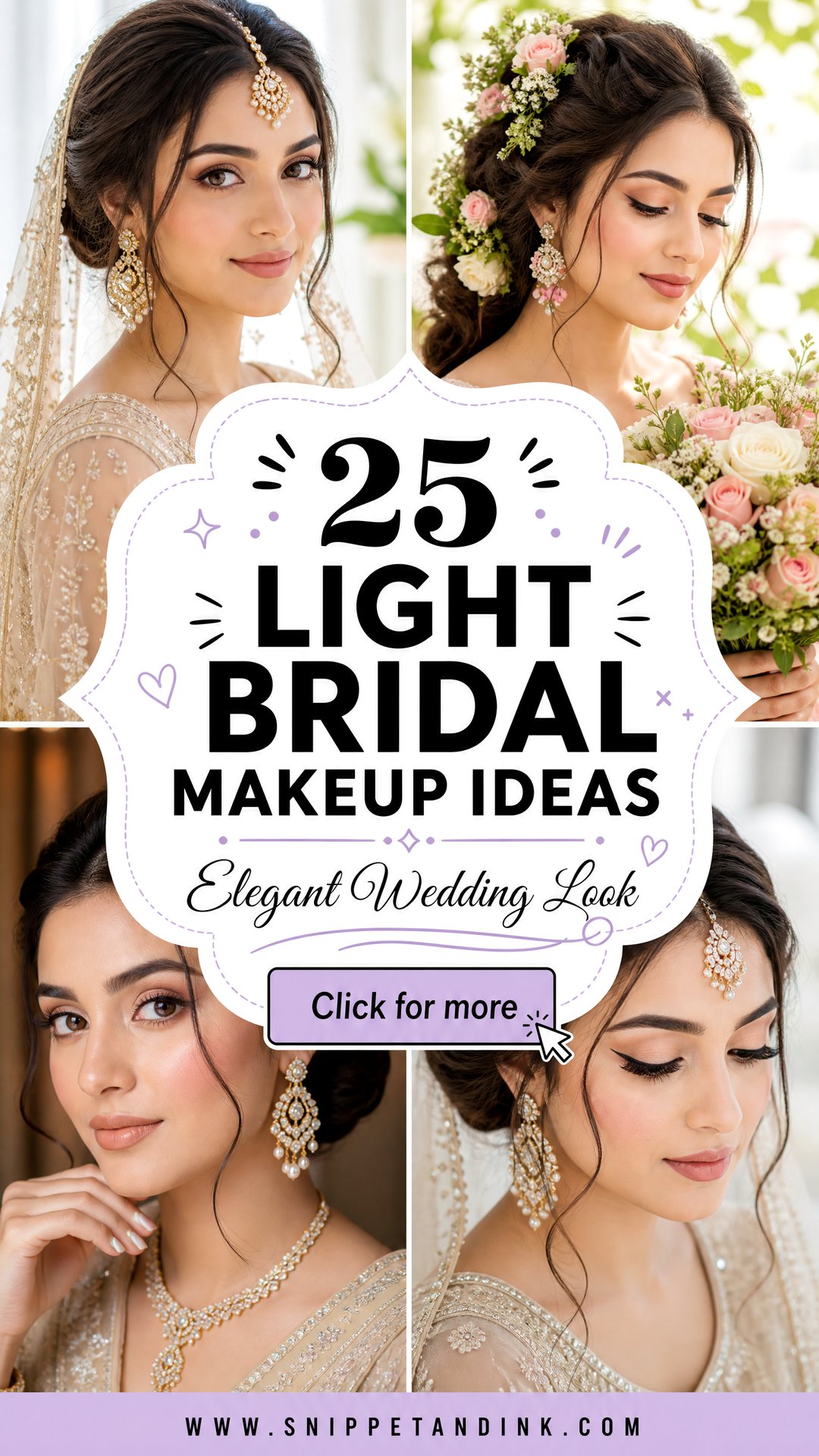 25 Light Bridal Makeup Ideas for an Elegant Wedding Look - 25 Light Bridal Makeup Ideas for an Elegant Wedding Look