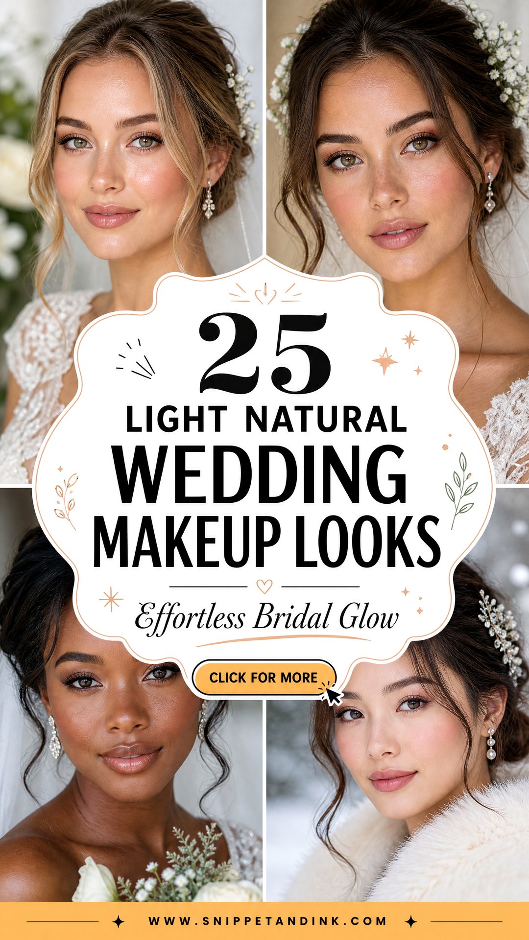 25 Light Natural Wedding Makeup Looks for Effortless Glow - 25 Light Natural Wedding Makeup Looks for Effortless Glow
