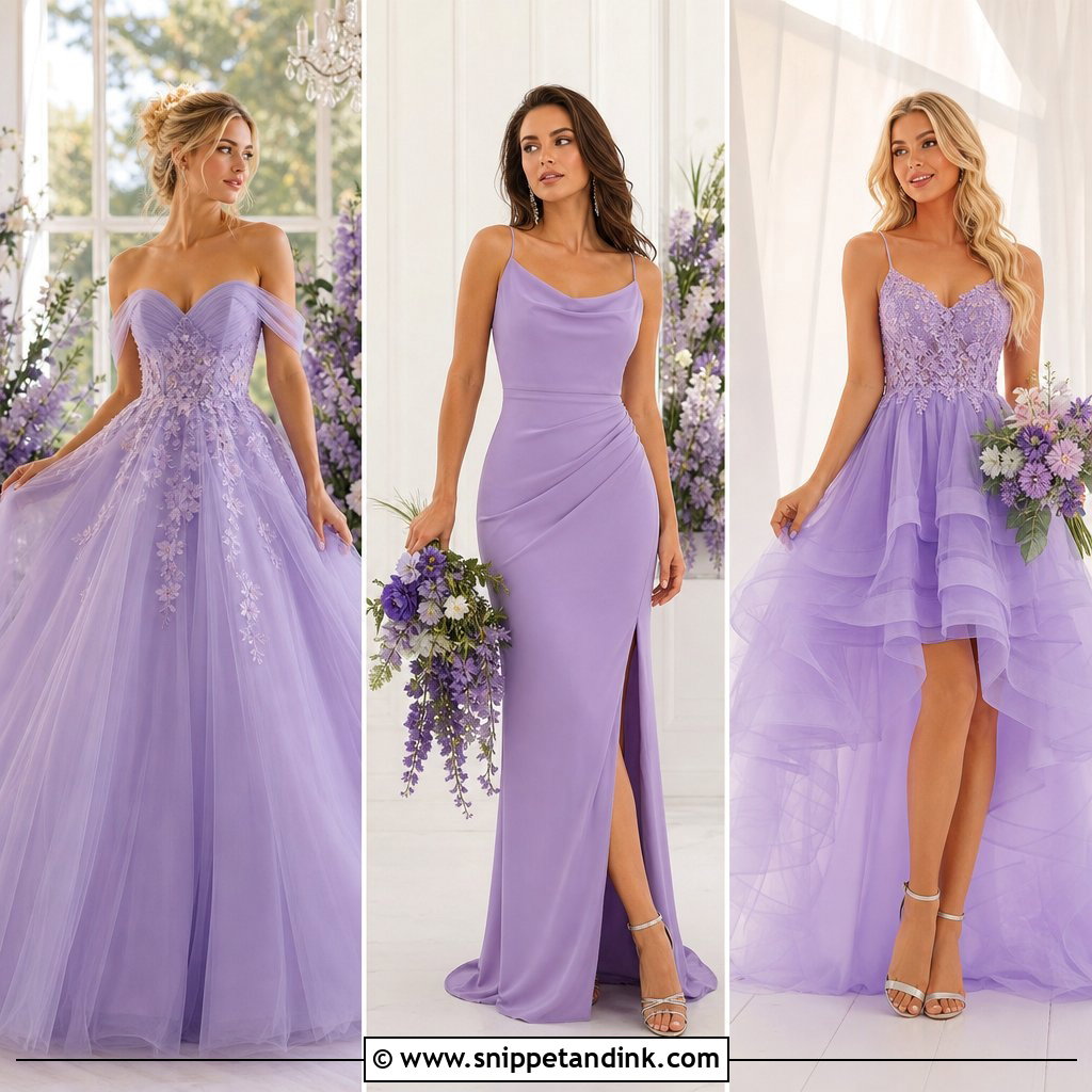 25 Light Purple Wedding Dress Ideas for Romantic Brides