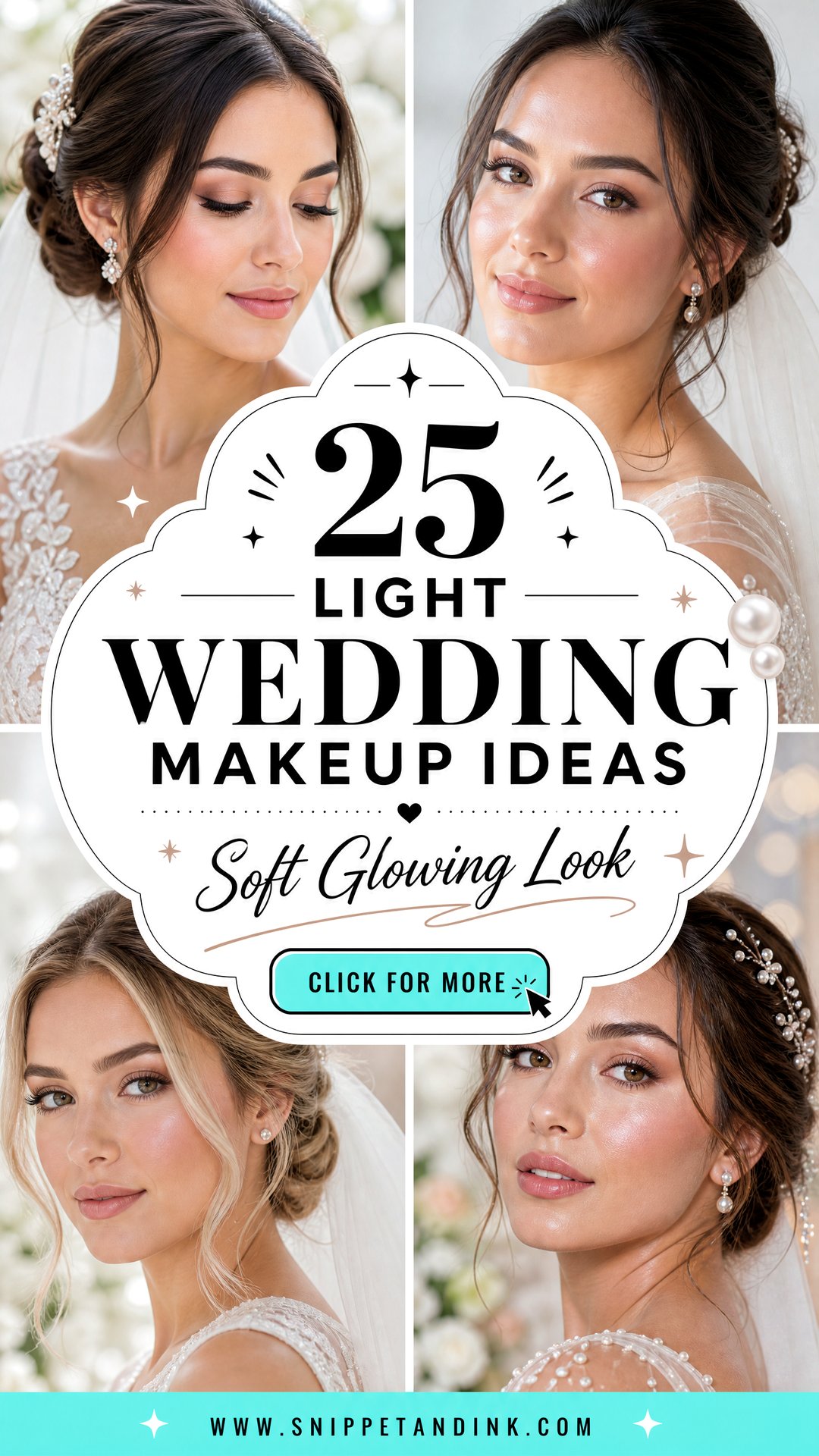 25 Light Wedding Makeup Ideas for a Soft Glowing Look - 25 Light Wedding Makeup Ideas for a Soft, Glowing Look