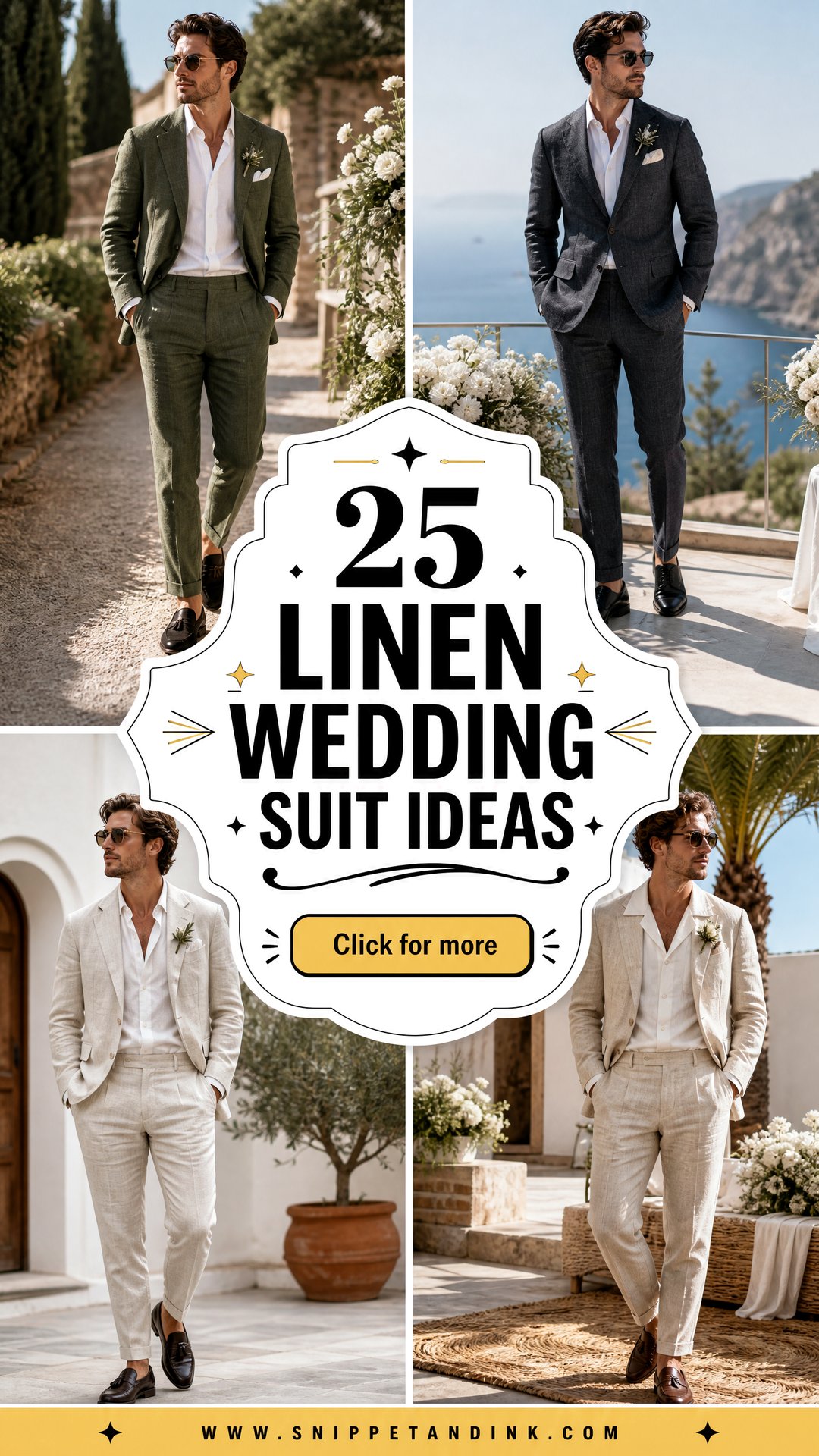 25 Linen Wedding Suit Ideas for Effortless Summer Style - 25 Linen Wedding Suit Ideas for Effortless Summer Style