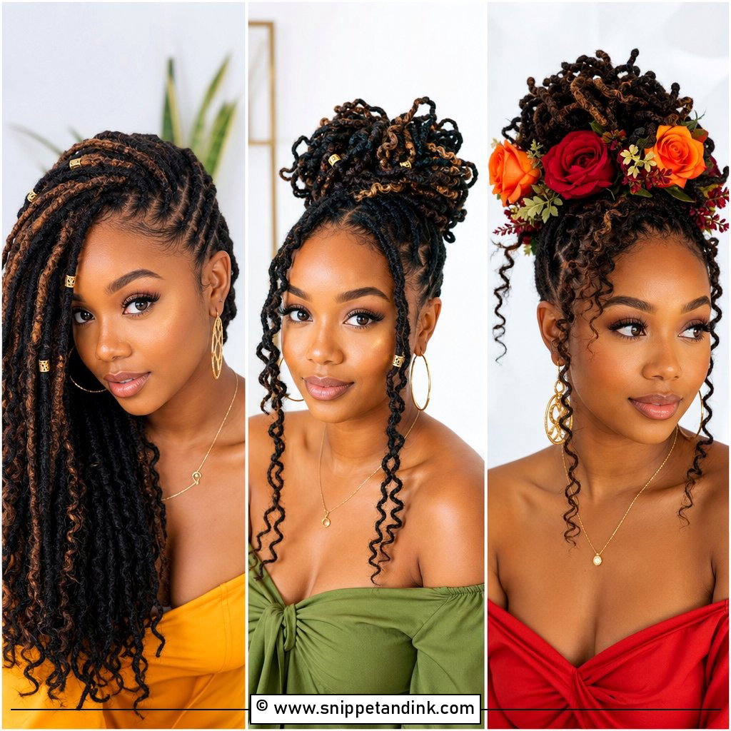 25 Locs Wedding Hairstyles Brides Will Love for Big Day Glam