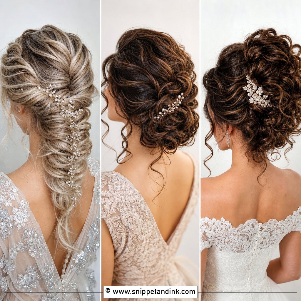 25 Long Hair Updo for Wedding Ideas for Graceful Brides