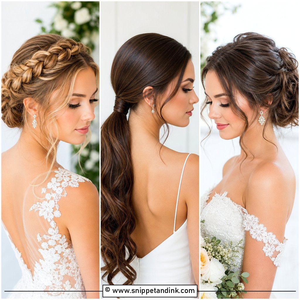 25 Long Hair Wedding Hairstyles for Elegant Bridal Moments
