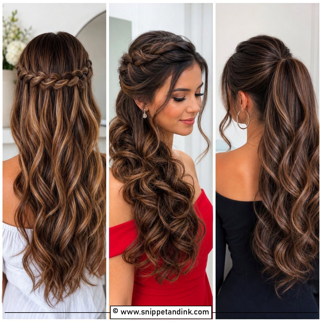 25 Long Half-Up Half-Down Wedding Hair Ideas Brides Love