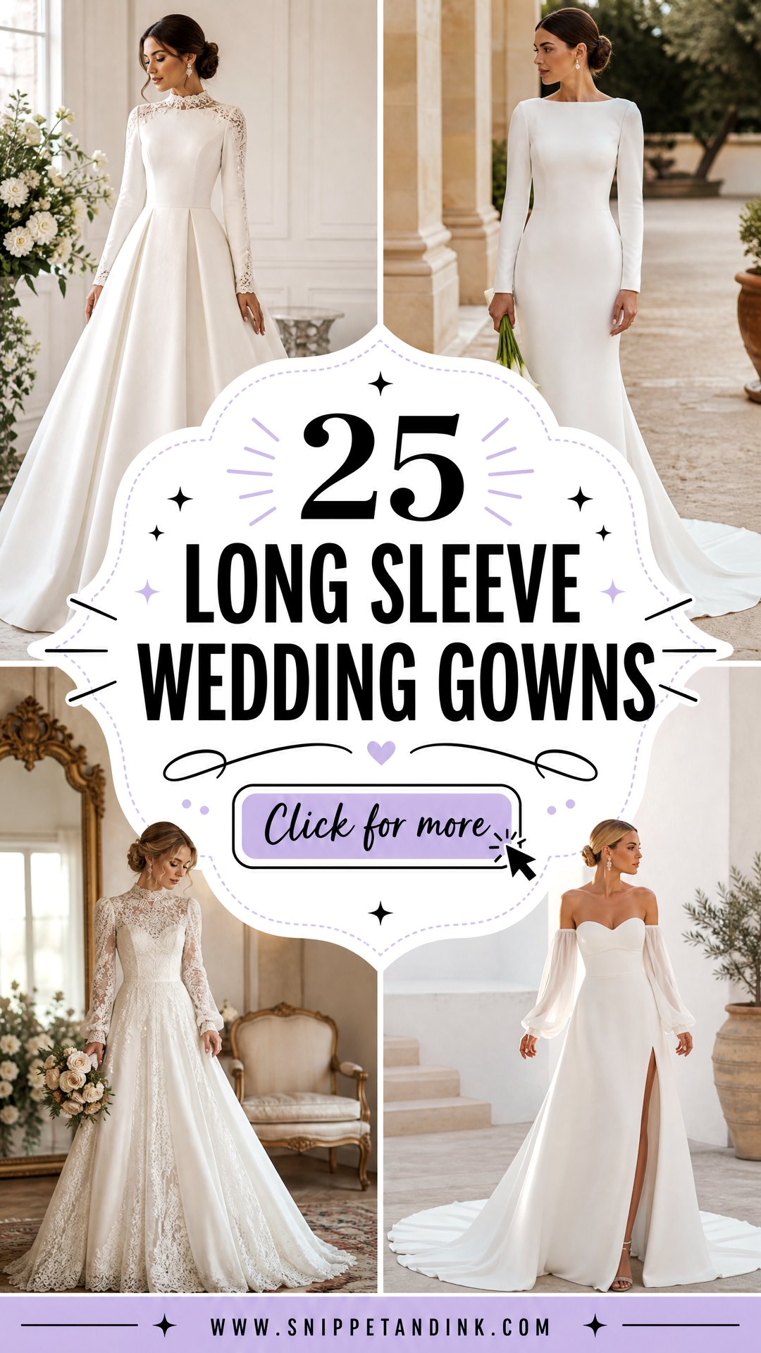 25 Long Sleeve Wedding Gowns Elegant Styles for Modern Brides - 25 Long Sleeve Wedding Gowns: Elegant Styles for Modern Brides