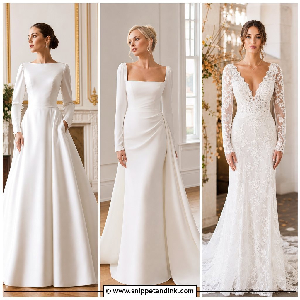 25 Long Sleeved Wedding Dress Ideas