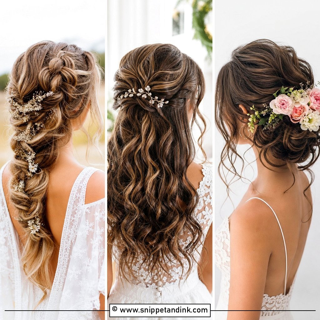 25 Long Wedding Hair Ideas for Elegant Modern Brides