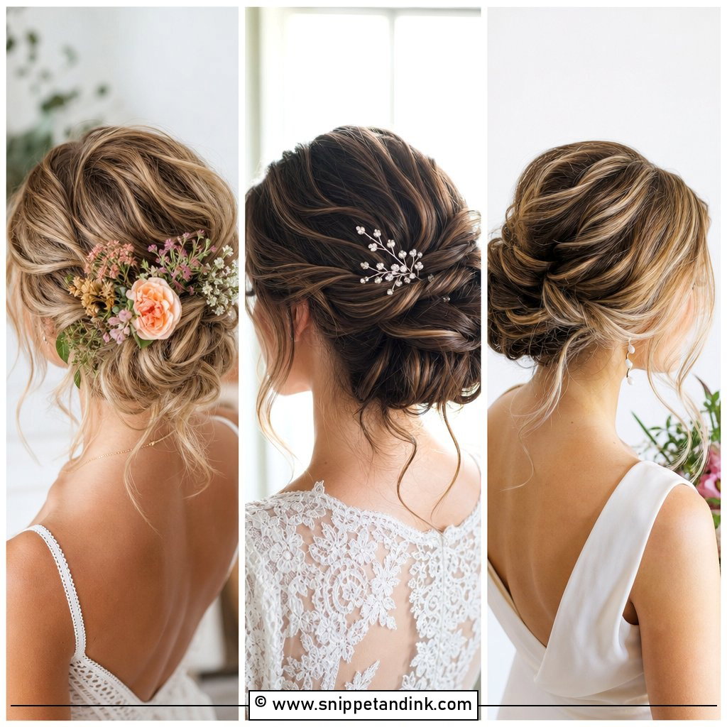 25 Loose Bun Wedding Hair Ideas for Effortless Bridal Style