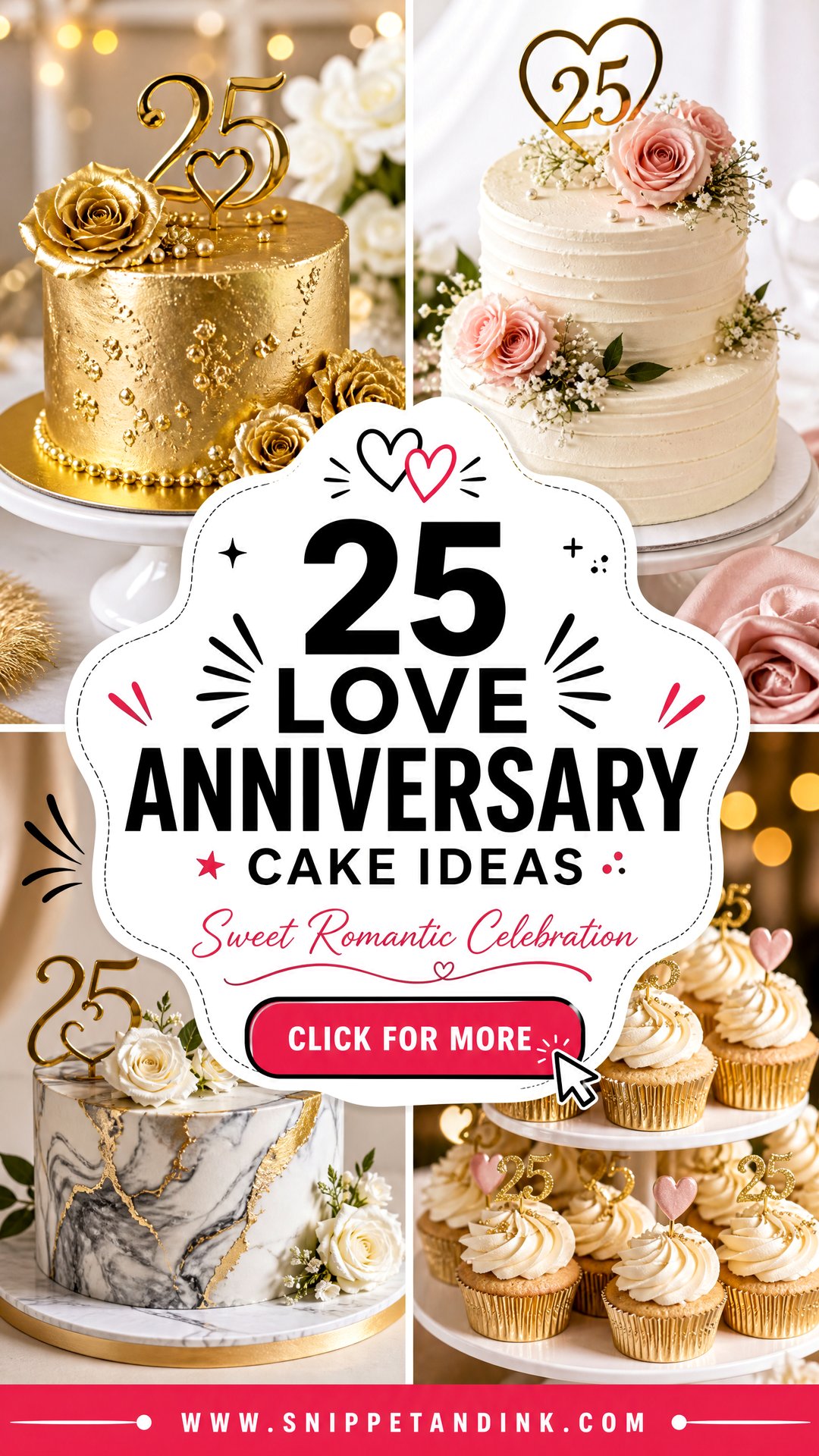 25 Love Anniversary Cake Ideas for a Romantic Celebration - 25 Love Anniversary Cake Ideas for a Romantic Celebration