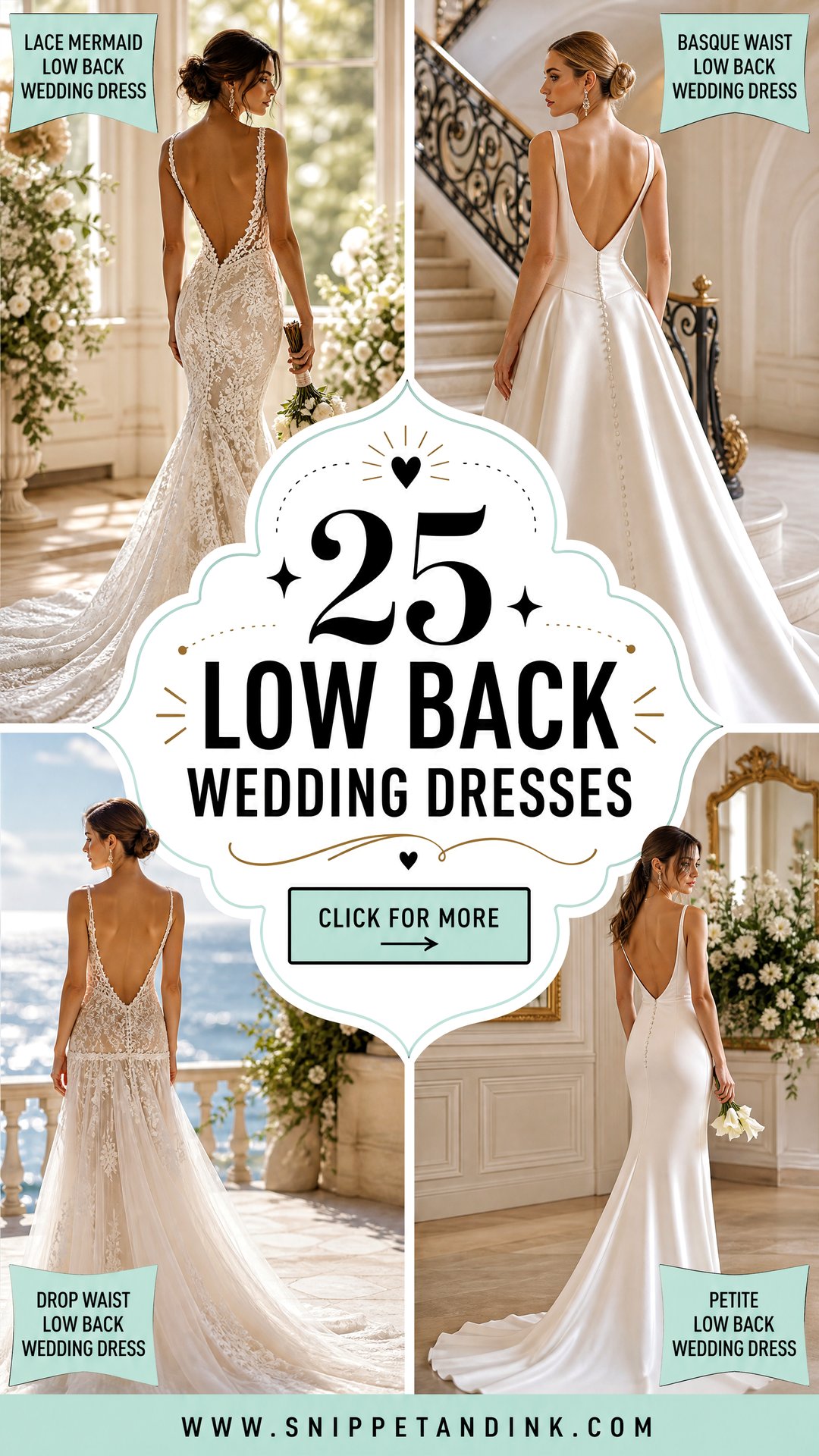 25 Low Back Wedding Dresses Chic Styles for a Stunning Entrance - 25 Low Back Wedding Dresses: Chic Styles for a Stunning Entrance