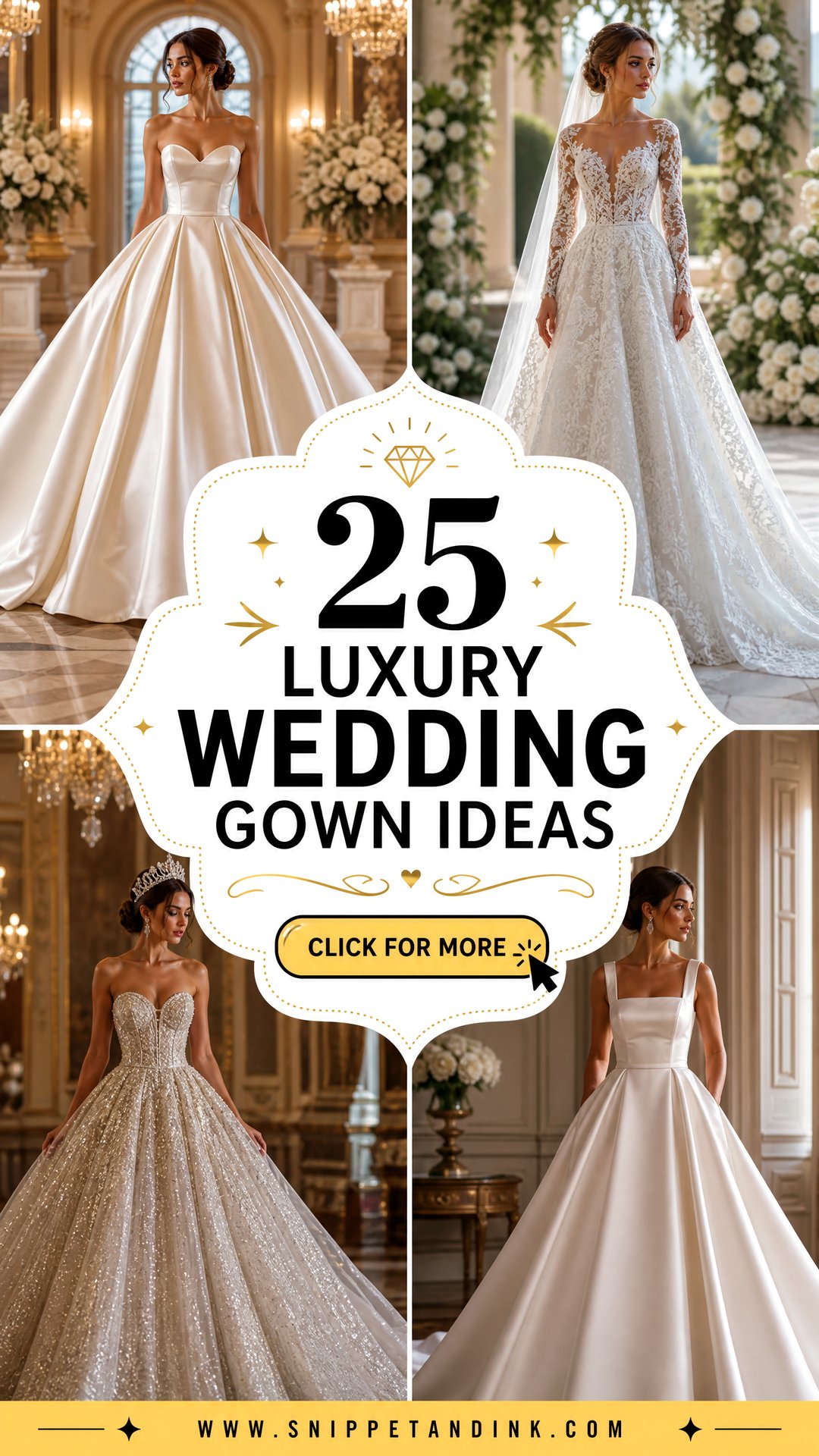 25 Luxury Wedding Gown Ideas Opulent Styles for Modern Brides - 25 Luxury Wedding Gown Ideas: Opulent Styles for Modern Brides