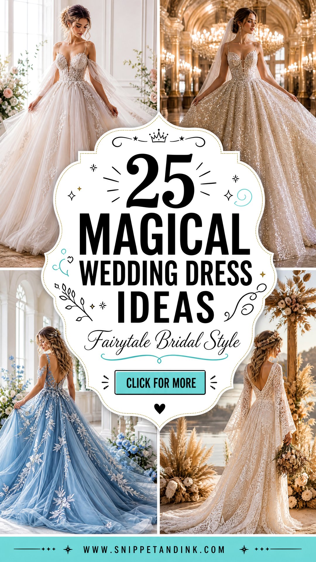 25 Magical Wedding Dress Ideas For Fairytale Bridal Style - 25 Magical Wedding Dress Ideas For Fairytale Bridal Style