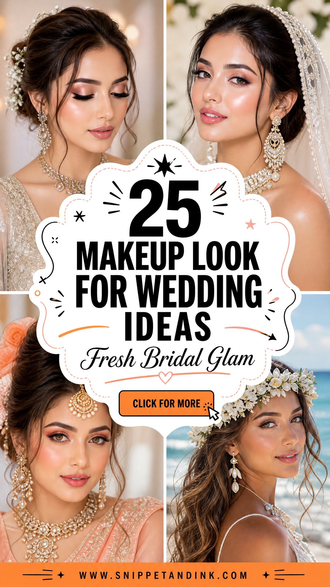 25 Makeup Look for Wedding Ideas for Fresh Bridal Glam - 25 Makeup Look for Wedding Ideas for Fresh Bridal Glam