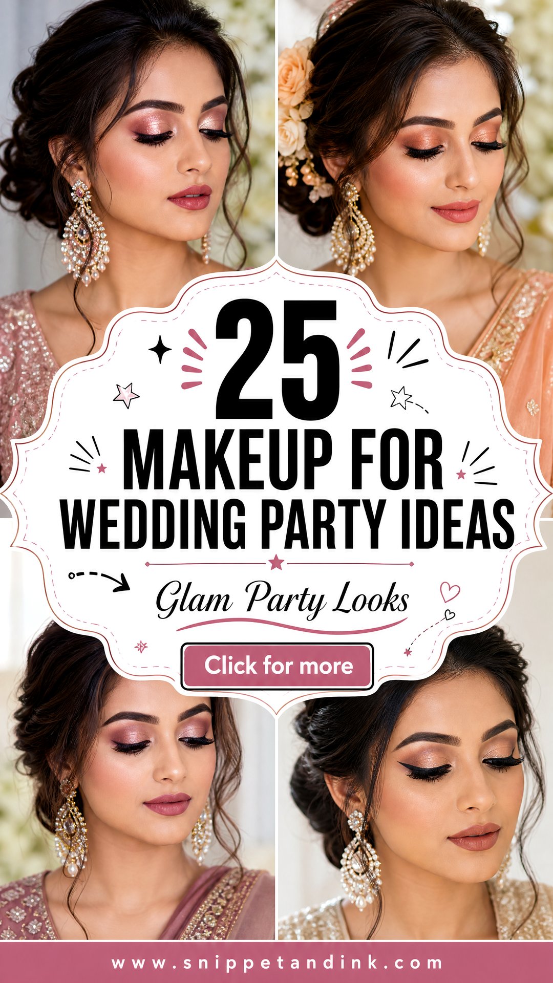 25 Makeup for Wedding Party Ideas for Glam Guest Looks - 25 Makeup for Wedding Party Ideas for Glam Guest Looks