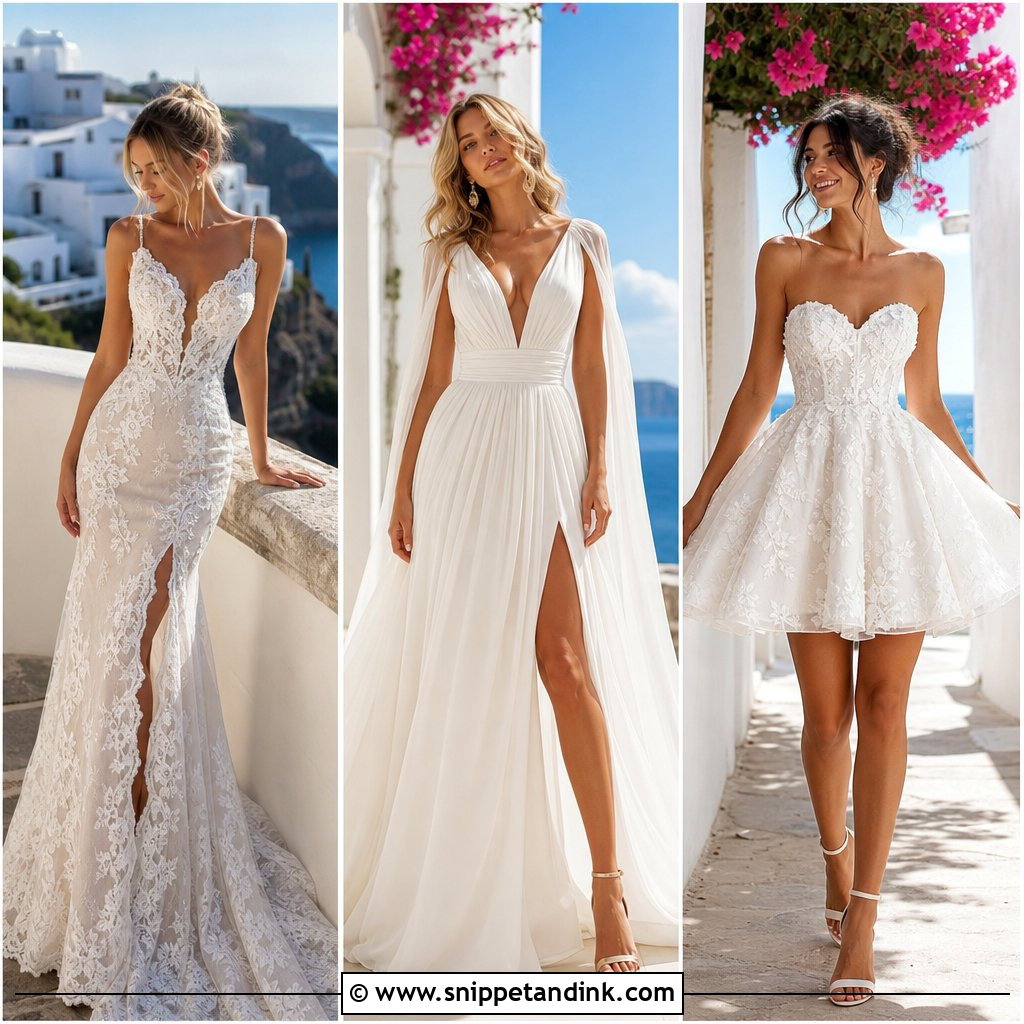 25 Mamma Mia Wedding Dress Ideas for a Dreamy Island Bride