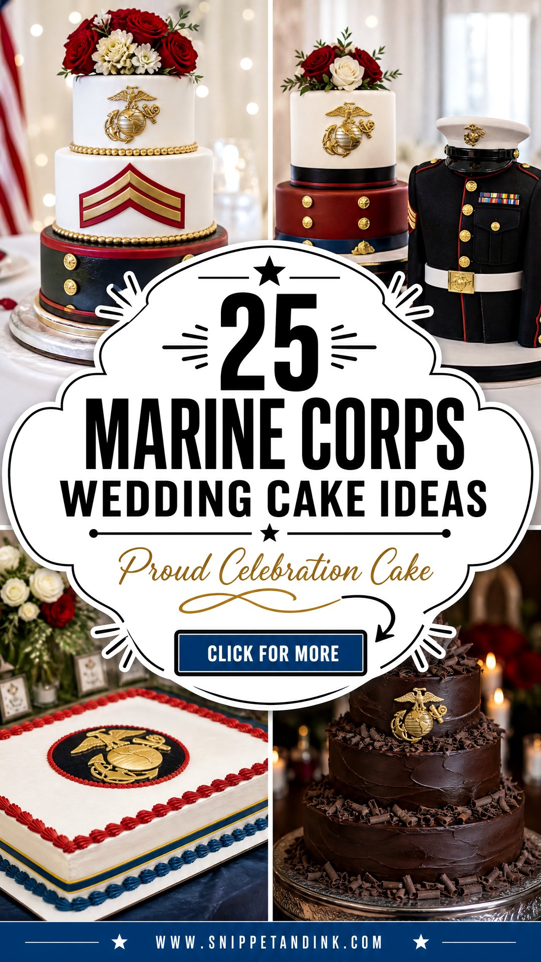 25 Marine Corps Wedding Cake Ideas for a Proud Celebration - 25 Marine Corps Wedding Cake Ideas for a Proud Celebration