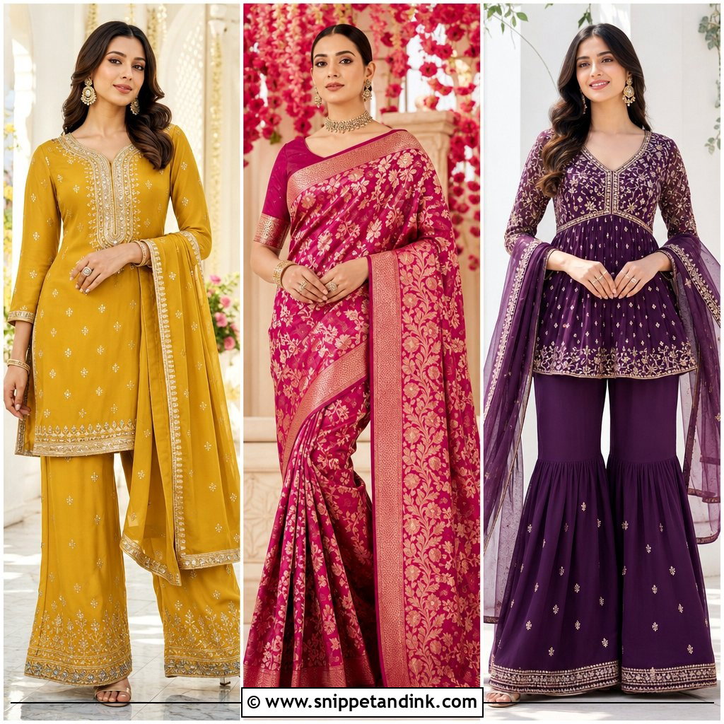 25 Marriage Function Dresses for Women for Every Celebration