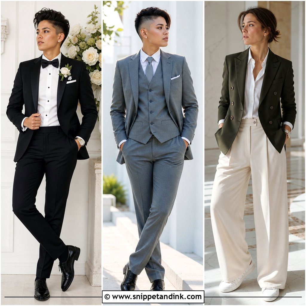 25 Masc Lesbian Wedding Outfit Ideas for a Bold Authentic Look