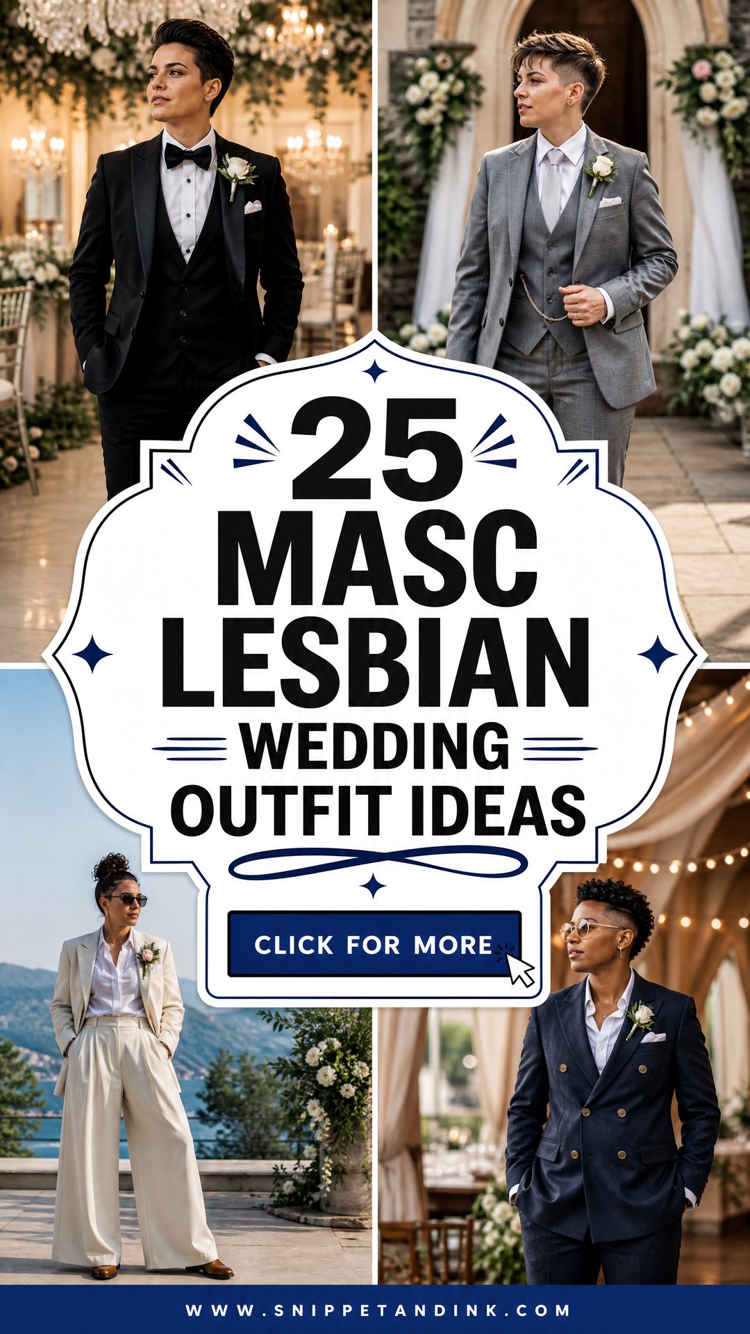 25 Masc Lesbian Wedding Outfit Ideas for a Bold Authentic Look - 25 Masc Lesbian Wedding Outfit Ideas for a Bold, Authentic Look