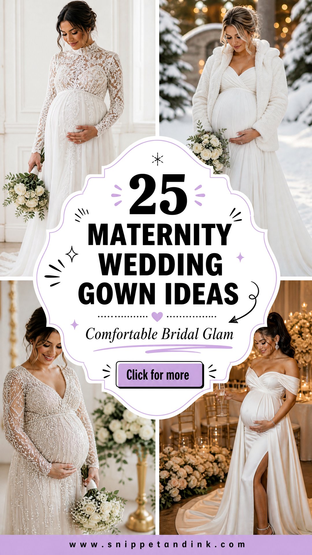 25 Maternity Wedding Gown Ideas For Comfortable Bridal Glam - 25 Maternity Wedding Gown Ideas For Comfortable Bridal Glam