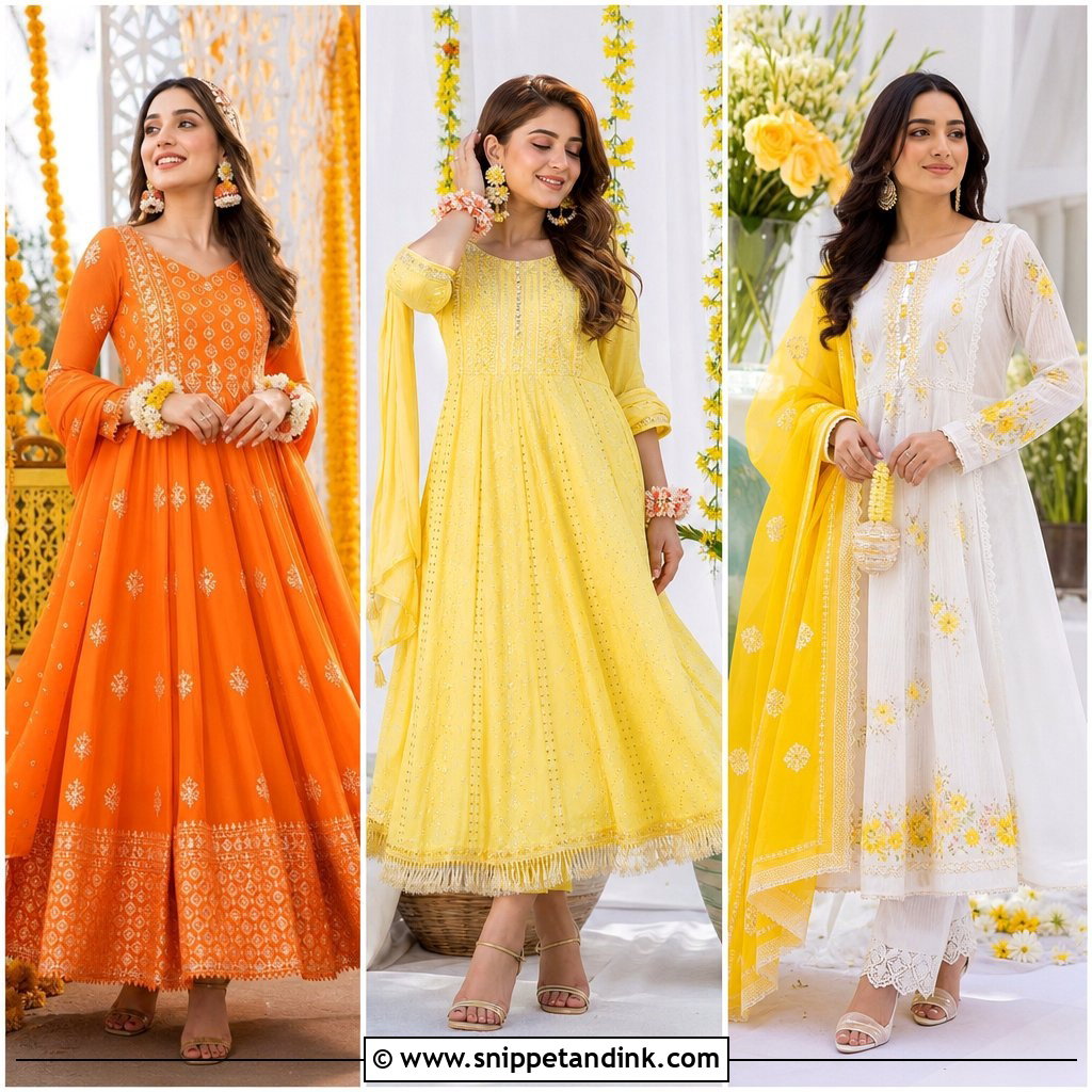25 Mayoun Dress Ideas: Vibrant Outfit Looks for Modern Brides