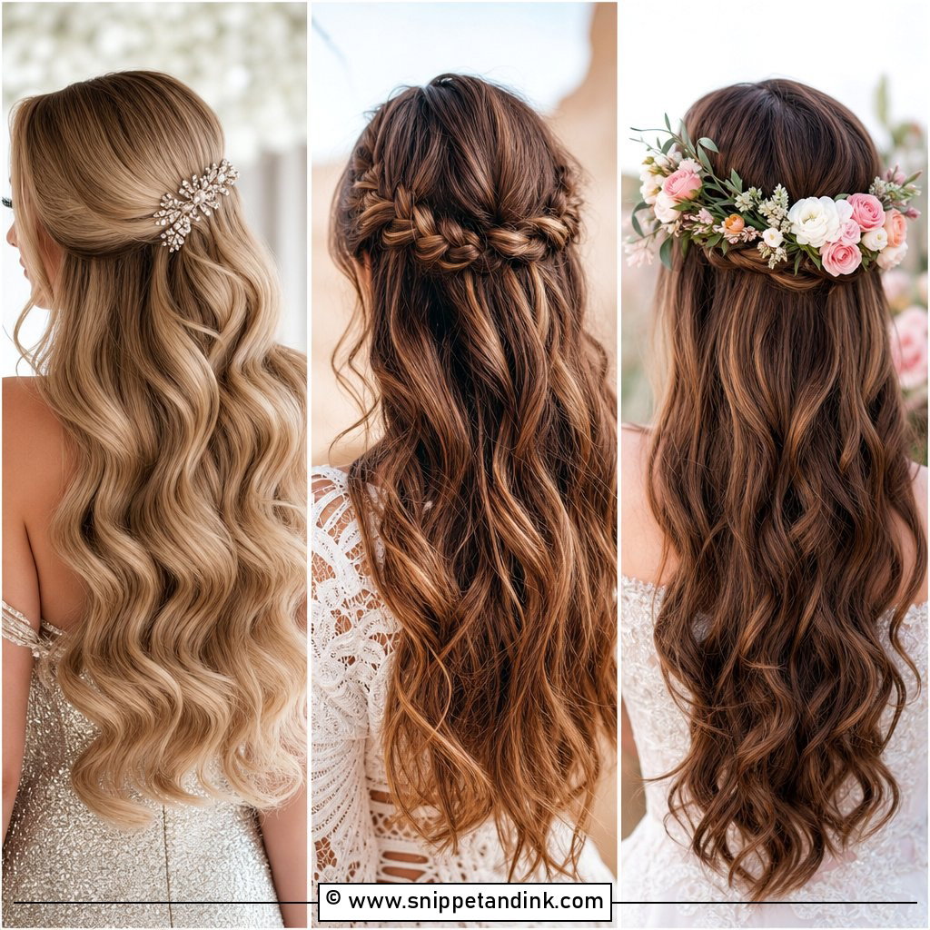 25 Medium Length Bridal Hair Ideas for Timeless Wedding Style
