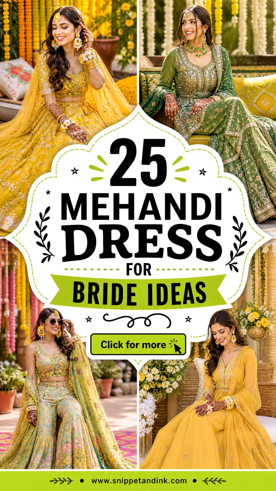 25 Mehandi Dress for Bride Ideas Radiant Looks for Brides - 25 Mehandi Dress for Bride Ideas: Radiant Looks for Brides