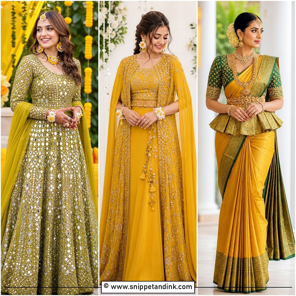 25 Mehendi Dress for Bride Ideas Gorgeous Mehndi Day Looks