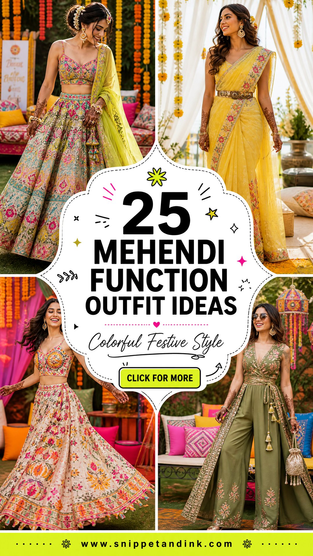 25 Mehendi Function Outfit Ideas For Colorful Festive Style - 25 Mehendi Function Outfit Ideas For Colorful Festive Style