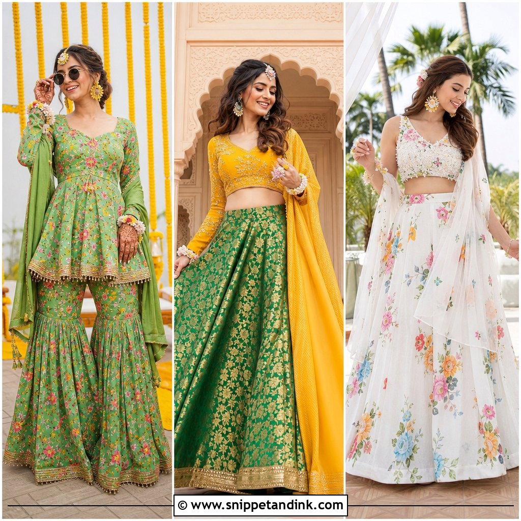 25 Mehendi Night Outfit Ideas: Festive Looks to Inspire You