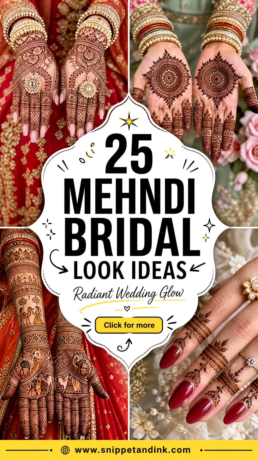 25 Mehndi Bridal Look Ideas for a Radiant Wedding Glow - 25 Mehndi Bridal Look Ideas for a Radiant Wedding Glow